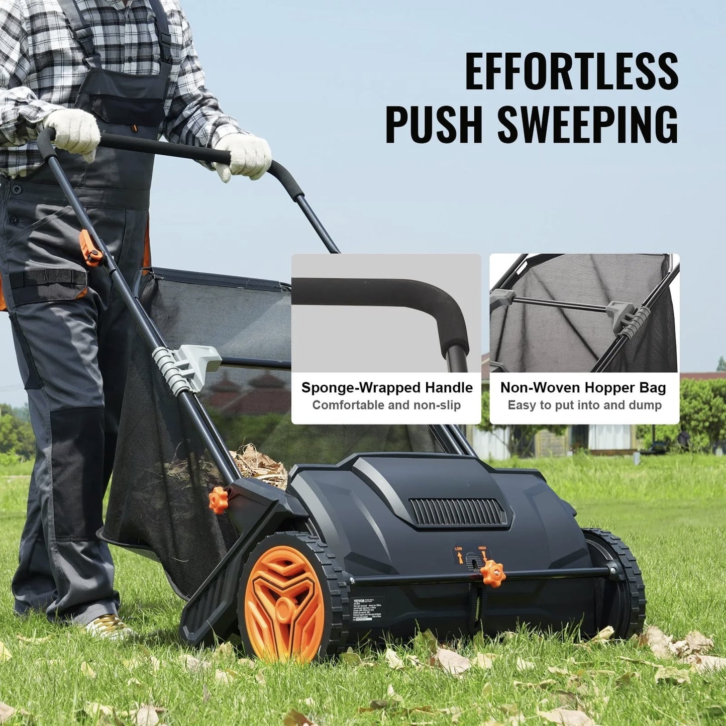 Vorex Pro™ 21" Lawn Sweeper